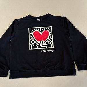 Keith Haring graphic sweatshirt